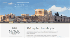 Desktop Screenshot of mcnairfinancial.com
